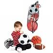 Sports Balls In A Mesh Bag Plush Toy